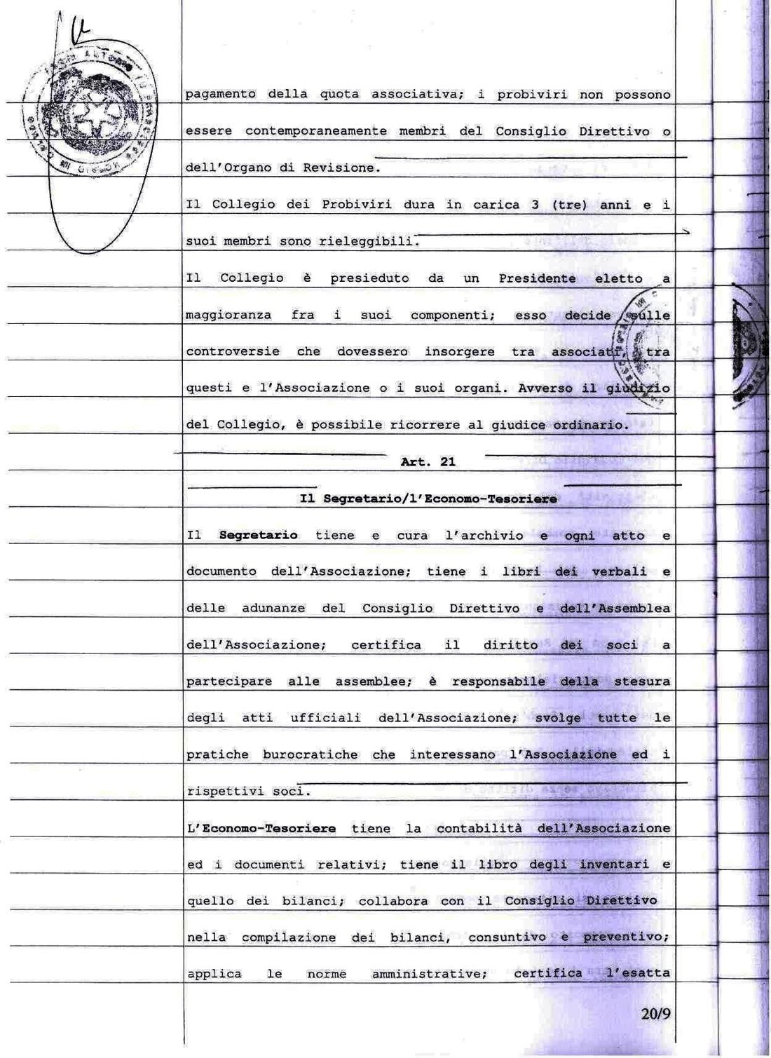 Statuto APC pagina 20