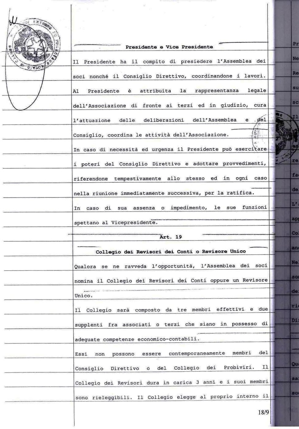 Statuto APC pagina 18